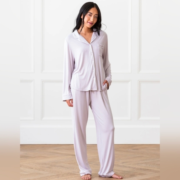 Cozy Earth Classic Bamboo Pajama Set with Collared‎ Top. NWT. XXXL.